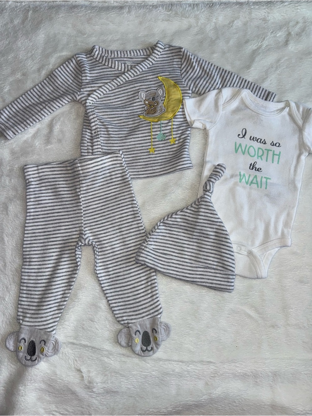 Koala bear baby 4 piece outfit